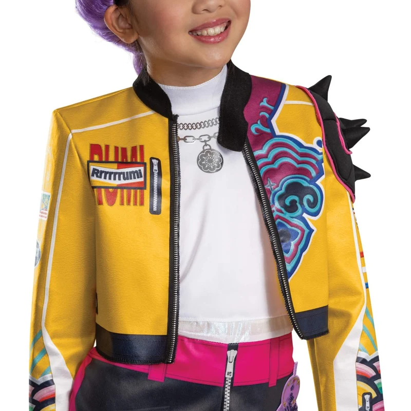Kpop Demon Hunters Rumi Costume for Kids, Jacket and Romper