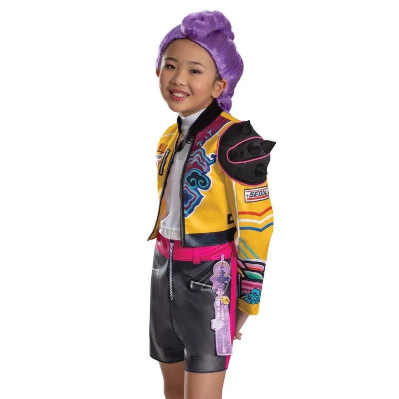 Kpop Demon Hunters Rumi Costume for Kids, Jacket and Romper