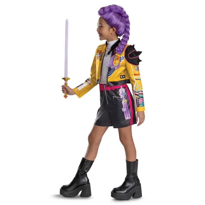 Kpop Demon Hunters Rumi Costume for Kids, Jacket and Romper