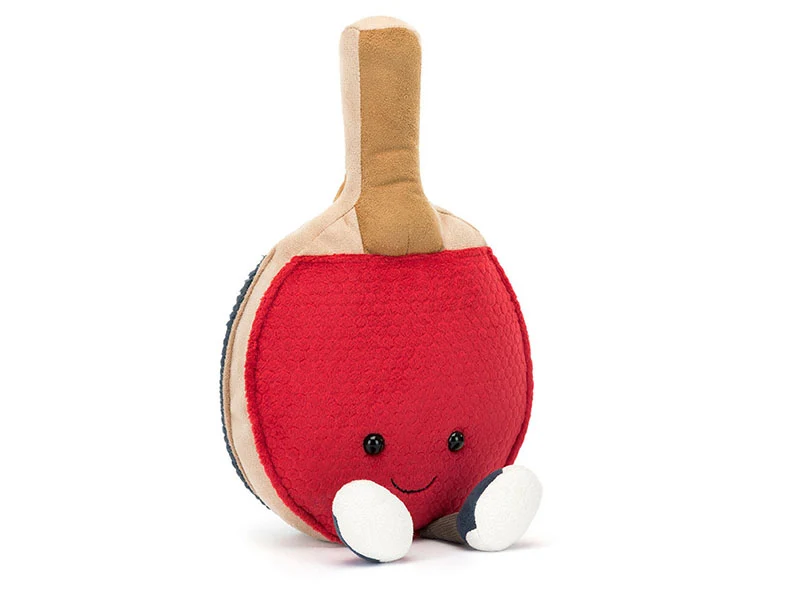 Peluche Sport Raquette de Ping-Pong - 23 cm - Jellycat