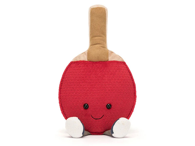 Peluche Sport Raquette de Ping-Pong - 23 cm - Jellycat