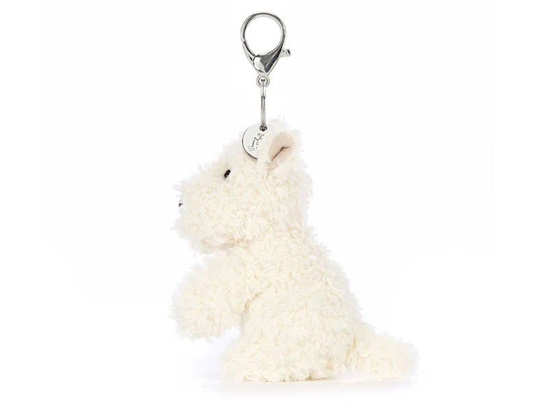 Peluche porte-clé chien Scottie Bag Charm - 13 cm - Jellycat