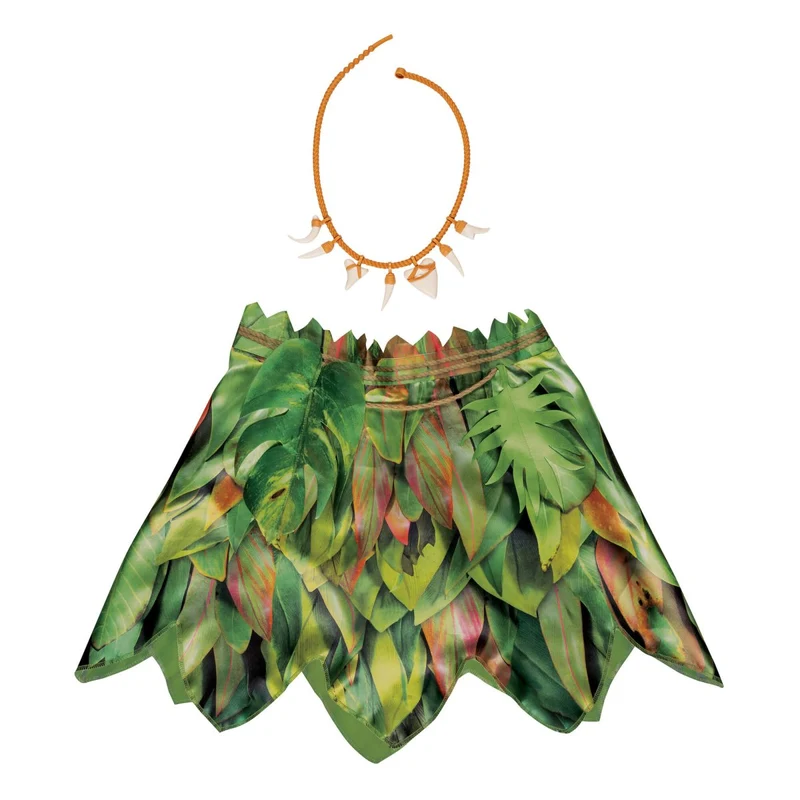 Moana Maui Costume Kit for Adults, Disney, Skirt and Necklace