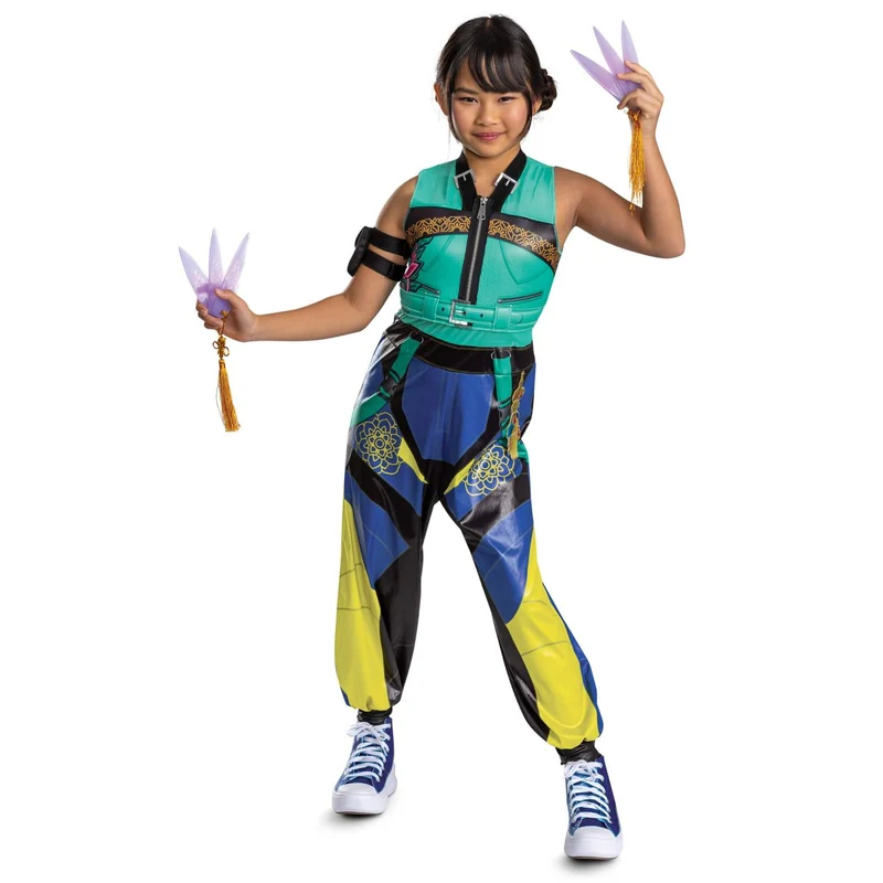 Kpop Demon Hunters Zoey Costume for Kids, Jumpsuit and Armband