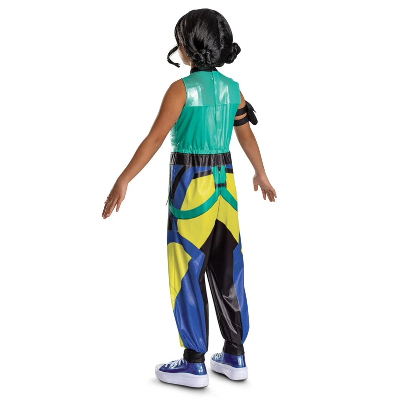 Kpop Demon Hunters Zoey Costume for Kids, Jumpsuit and Armband