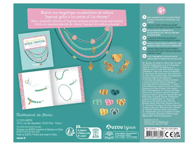 Mon accumulation de Bijoux Tropicool - Auzou