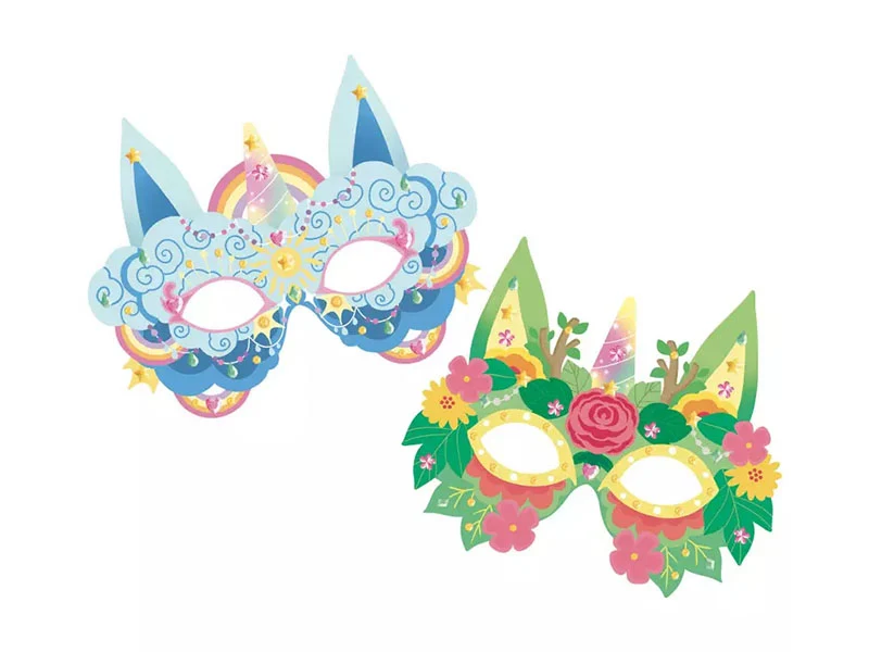 Masques et tattoos licornes - Auzou