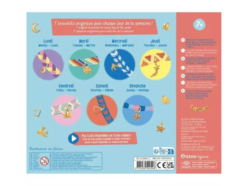 Coffret Mon accumulation de bracelets brésiliens - Auzou