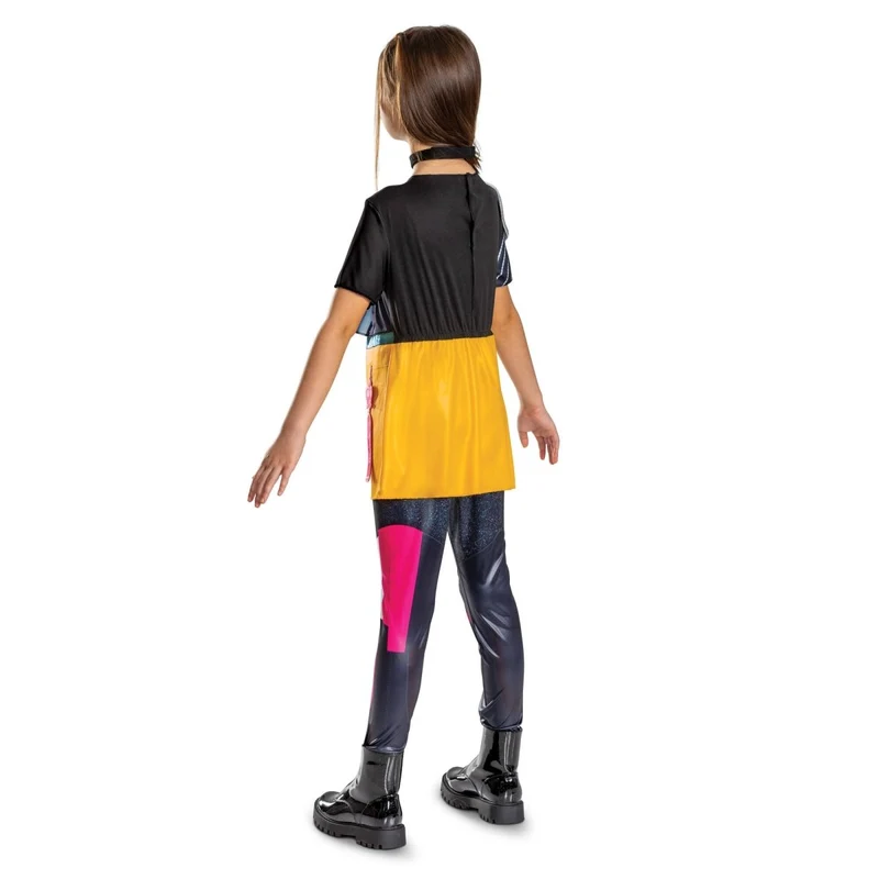 Kpop Demon Hunters Mira Costume for Kids, Jumpsuit with Skirt