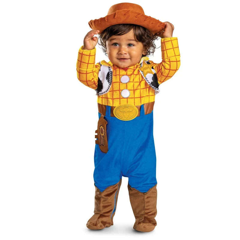 Toy Story Woody Costume for Babies, Disney, Jumpsuit and Hat