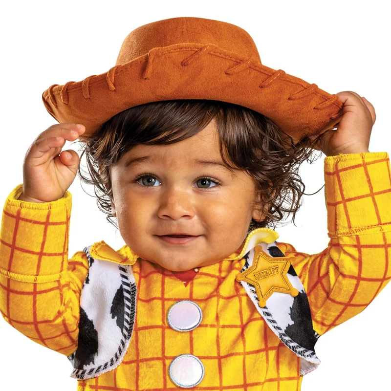 Toy Story Woody Costume for Babies, Disney, Jumpsuit and Hat