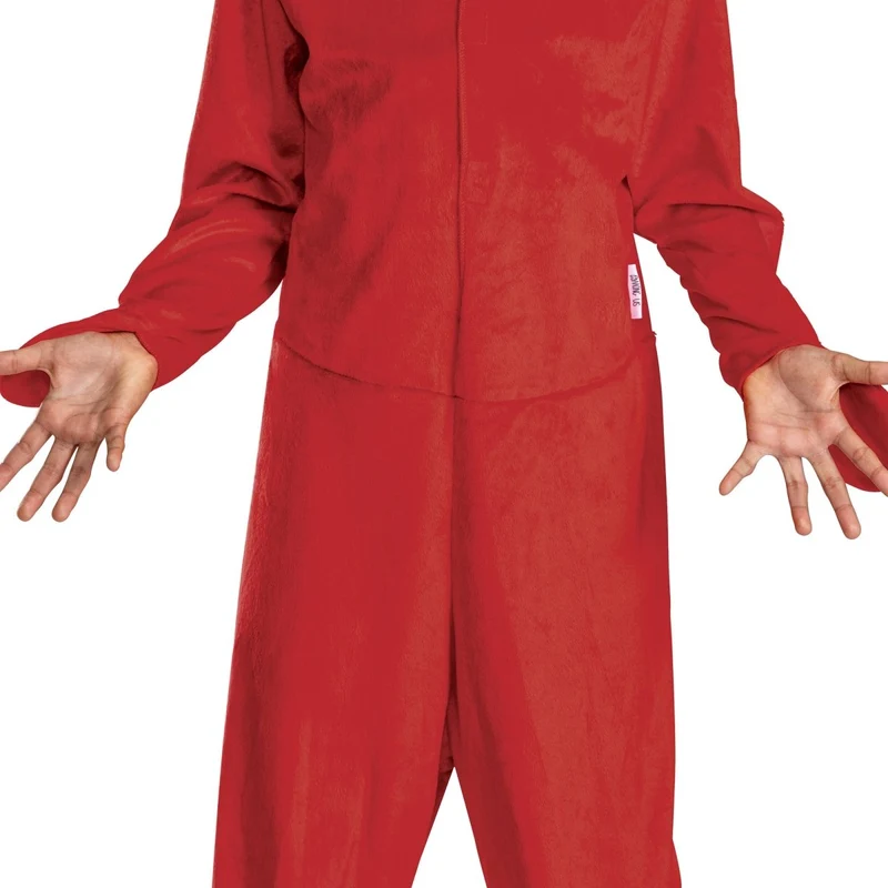 Among Us Red Imposter Costume for Kids, Hooded Jumpsuit