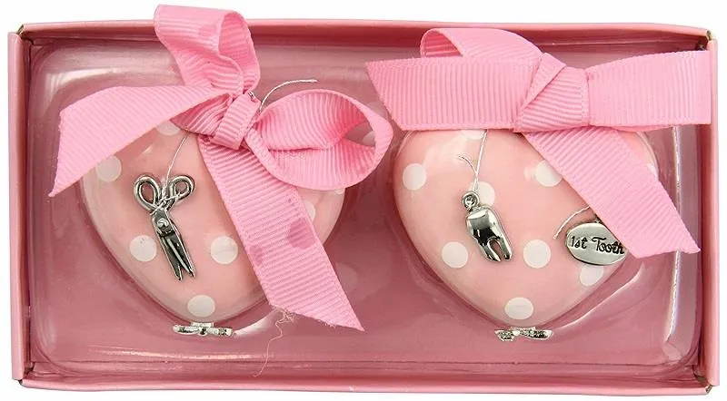 Mudpie Baby Little Princess Heart Treasure Box Set / Coffret au trésor en forme de cœur de petite princesse