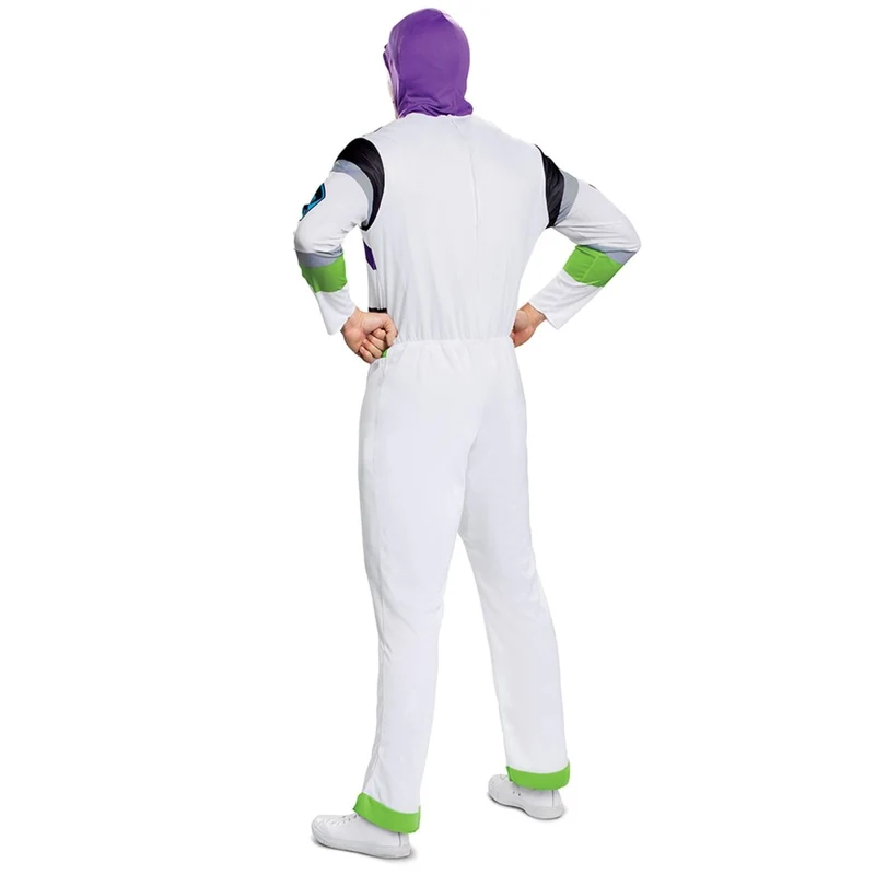 Toy Story Buzz Lightyear Costume for Adults, Disney, Jumpsuit and Hood