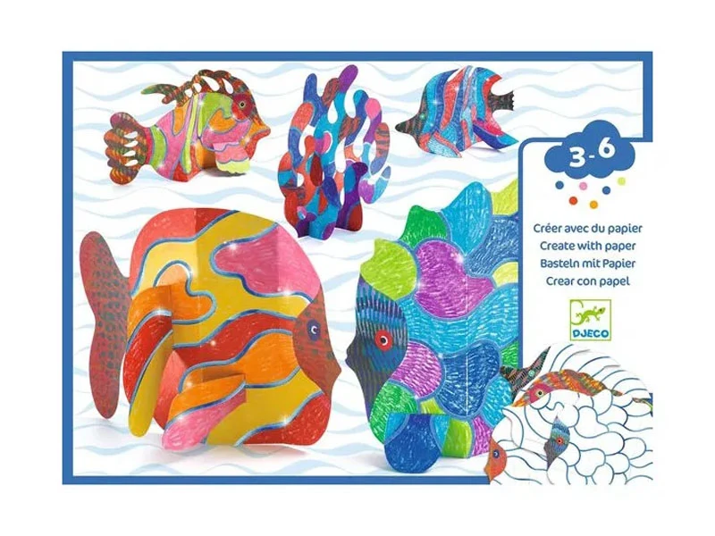 Coffret DIY Créer avec du papier - Sous les ondes