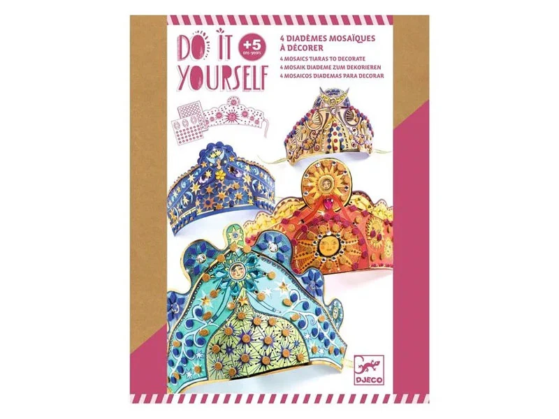 Coffret DIY Diadèmes en mosaïques à décorer