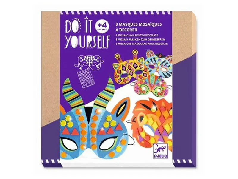 Coffret DIY Masques mosaïques à décorer