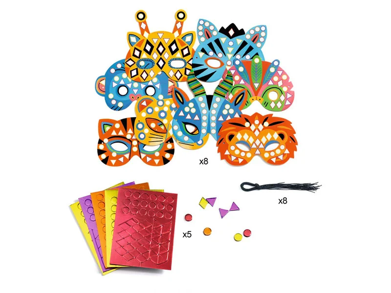 Coffret DIY Masques mosaïques à décorer