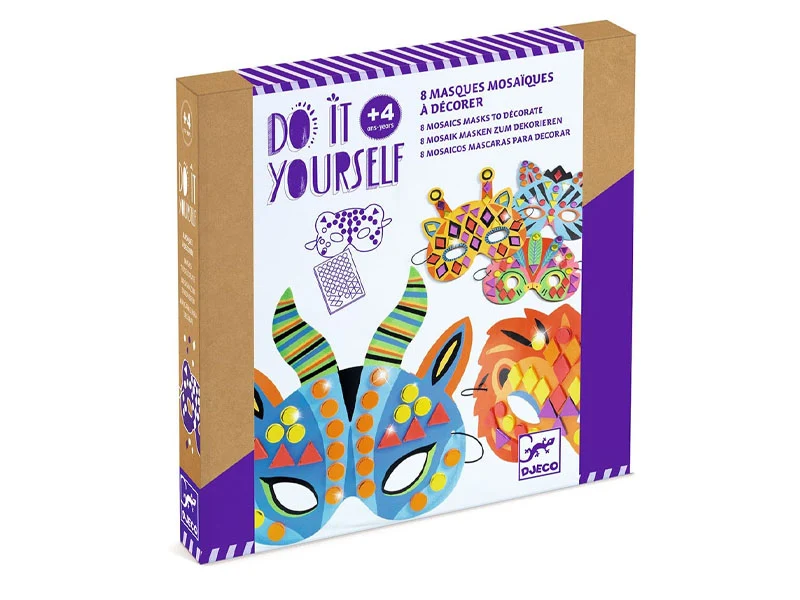 Coffret DIY Masques mosaïques à décorer