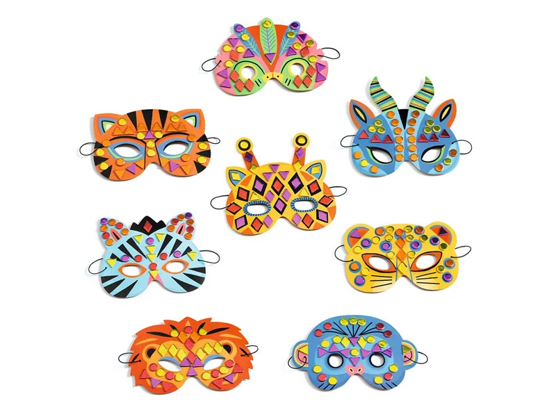 Coffret DIY Masques mosaïques à décorer