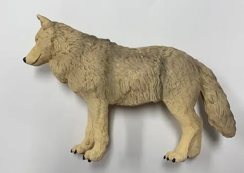 Papo Figurine Large Grey Wolf - Loup Gris Grand