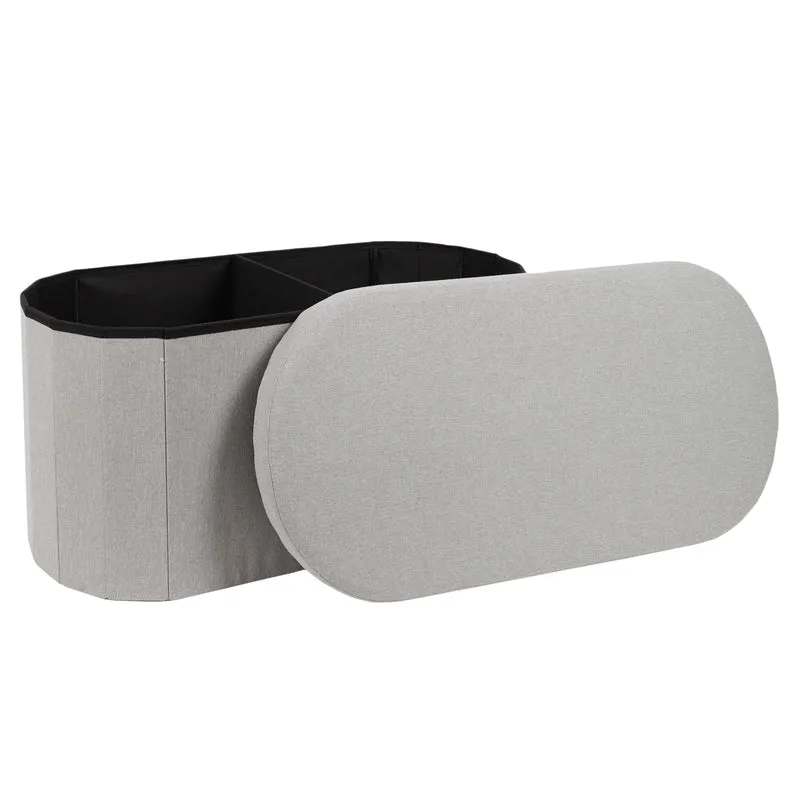 COFFRE BANC PLIABLE GRIS PILLS