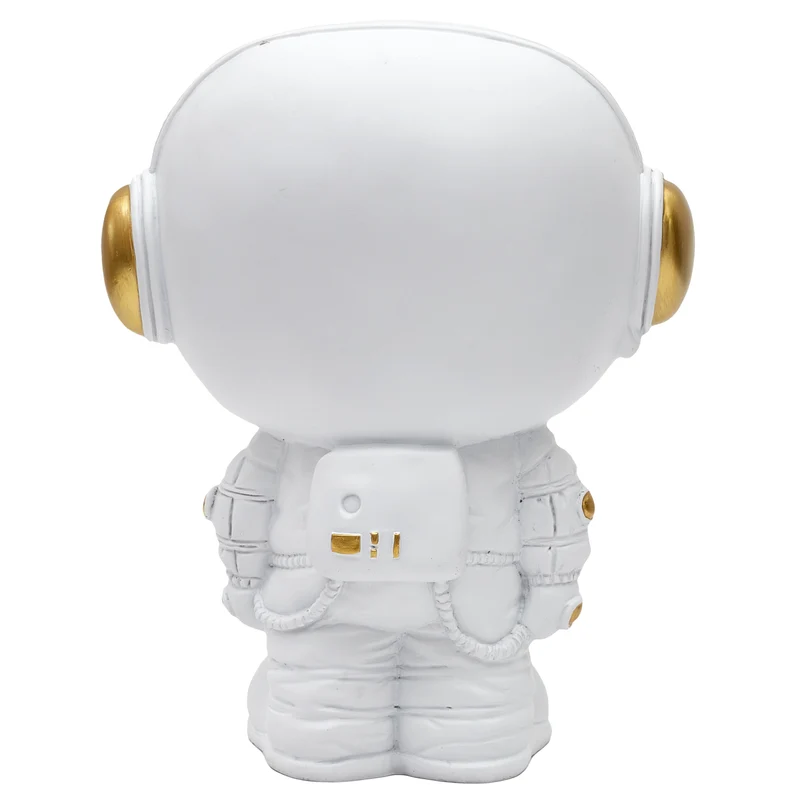 STATUE ASTRONAUTE VIDE POCHE BLANC