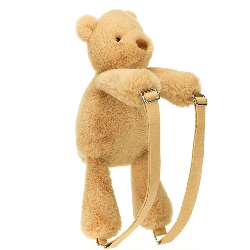 Jellycat Smudge Bear Backpack 17"