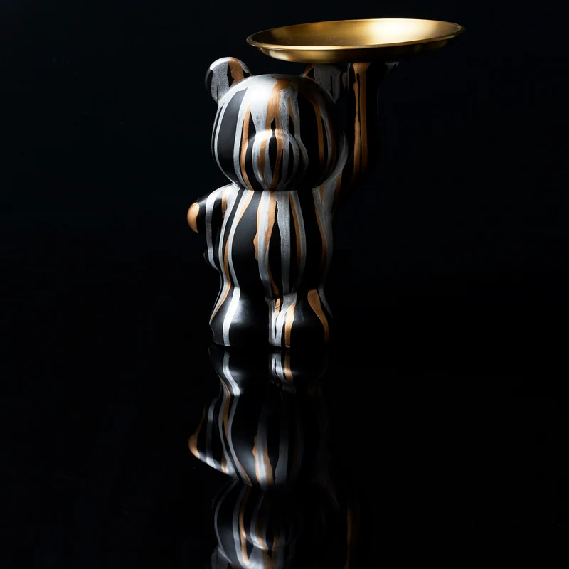 STATUE DECO NOIR VIDE POCHE