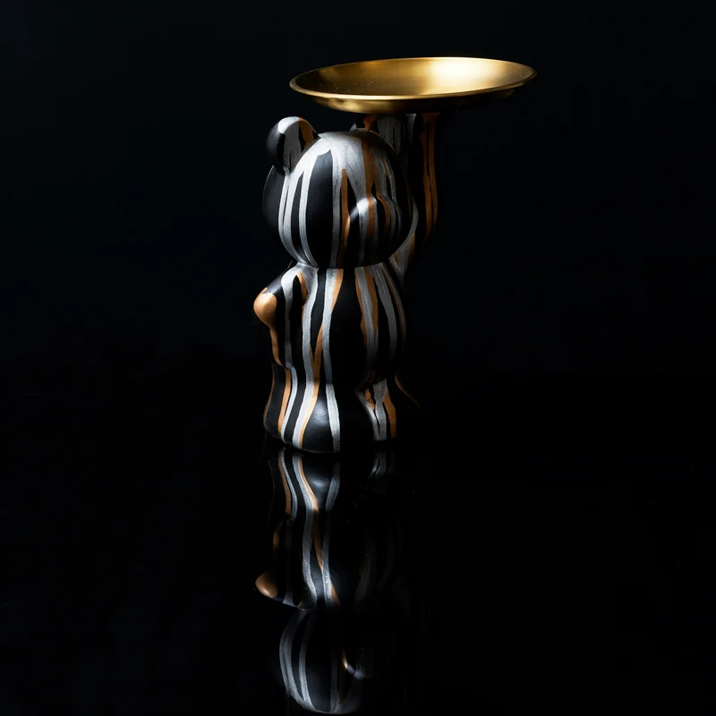 STATUE DECO NOIR VIDE POCHE