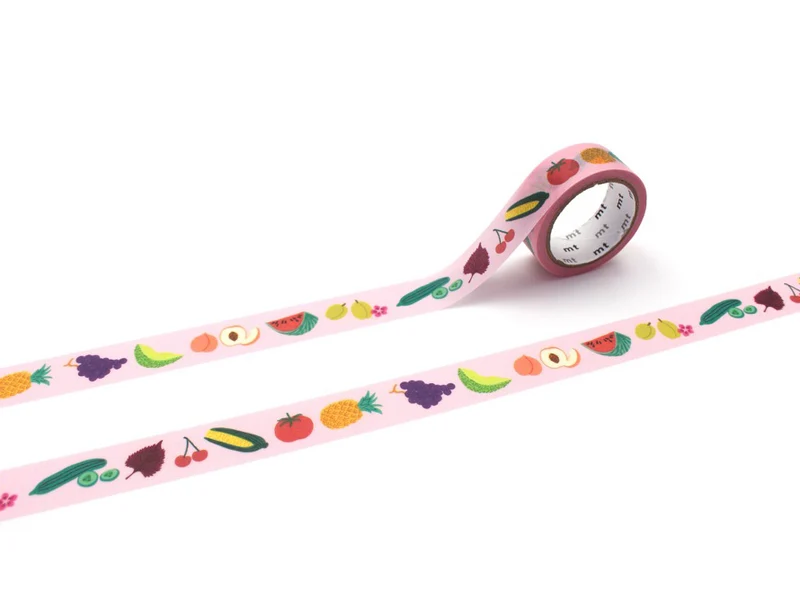Masking Tape MT x Lea Maupetit été fruité - Scrapbooking - 5 cm x 5 m