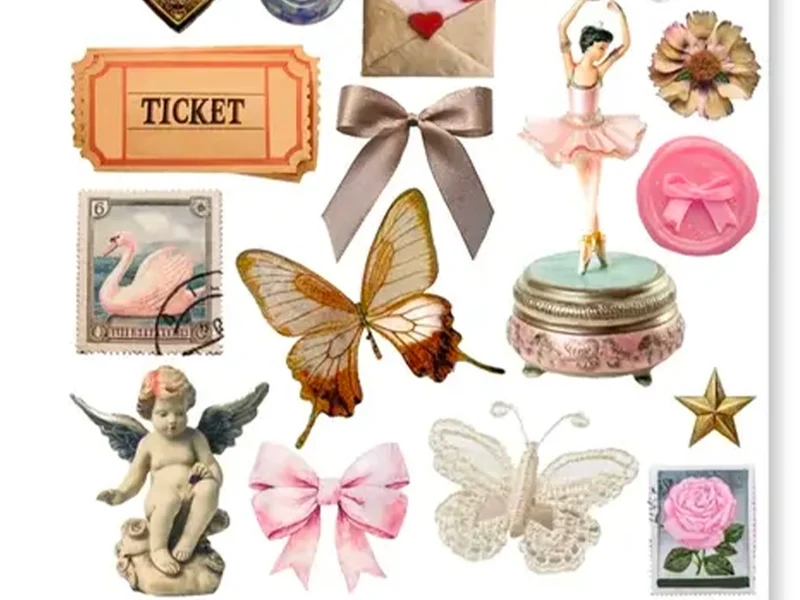 Planches d'autocollants - Petites choses adorables - Only Happy Things