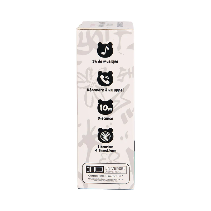 ENCEINTE CHANGING FACE SOURIS BLANC
