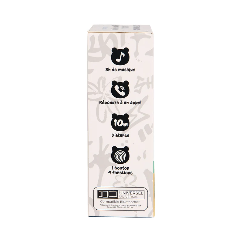 ENCEINTE CHANGING FACE CRASH NOIR
