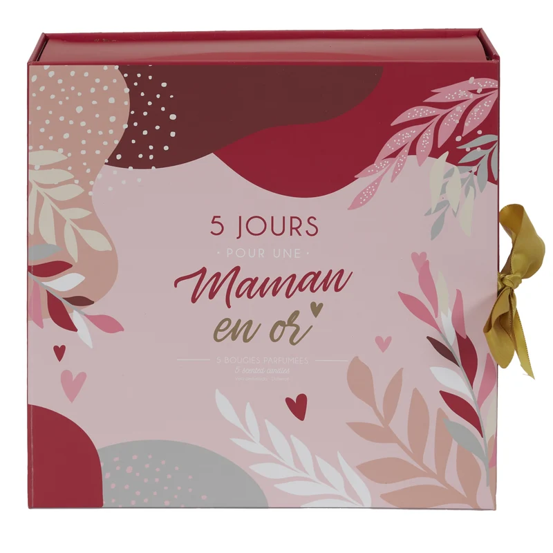 CALENDRIER 5 BOUGIES PARFUMEES MAMAN
