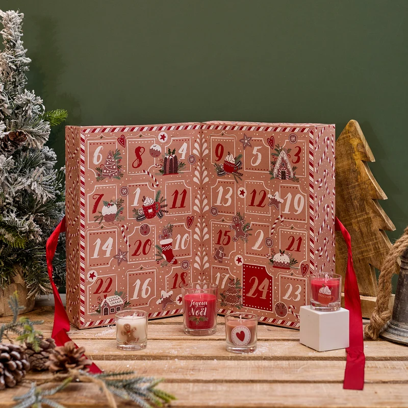 CALENDRIER DE L'AVENT BOUGIES PARFUMEES