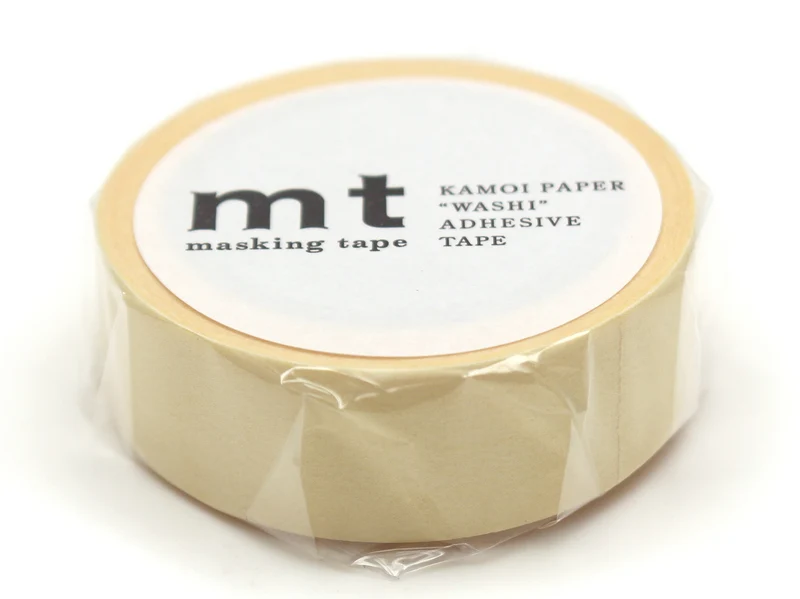 Masking Tape MT Uni pastel jaune sunflower - Scrapbooking