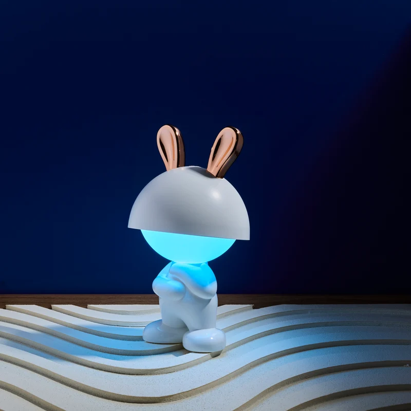 LAMPE MISTER BUNNY PM DEBOUT BLANC