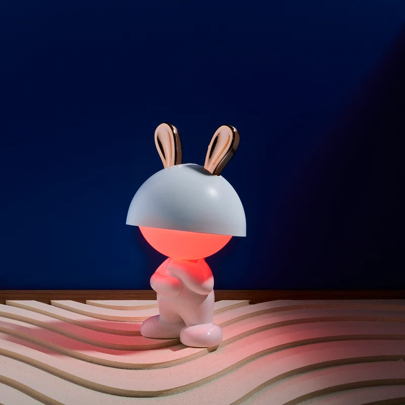 LAMPE MISTER BUNNY PM DEBOUT BLANC