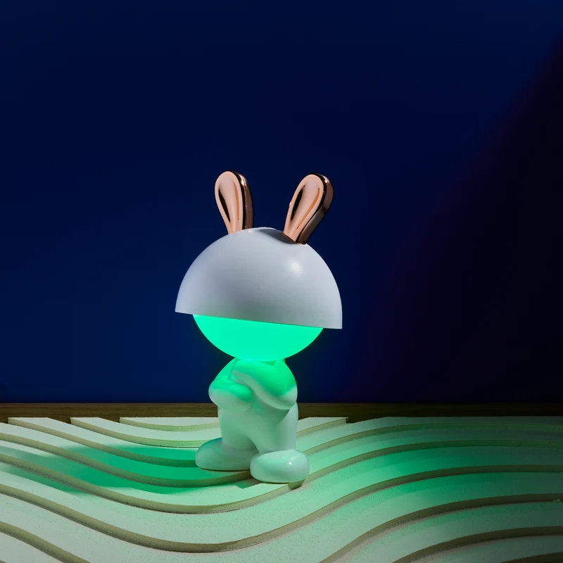 LAMPE MISTER BUNNY PM DEBOUT BLANC