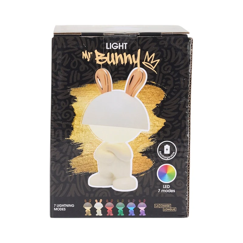 LAMPE MISTER BUNNY PM DEBOUT BLANC