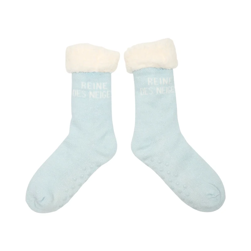 CHAUSSETTES SHERPA GLITTER REINE DES NEIGES