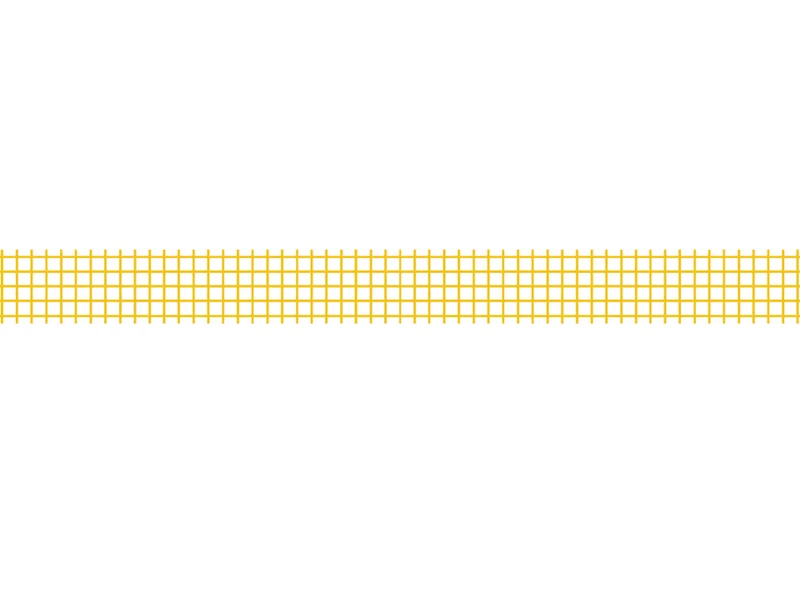 Masking Tape MT quadrillage jaune - Scrapbooking 1,5 cm x 5 m
