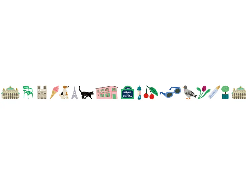 Masking Tape MT x Lea Maupetit Paris Scrapbooking - 1,5 cm x 5 m