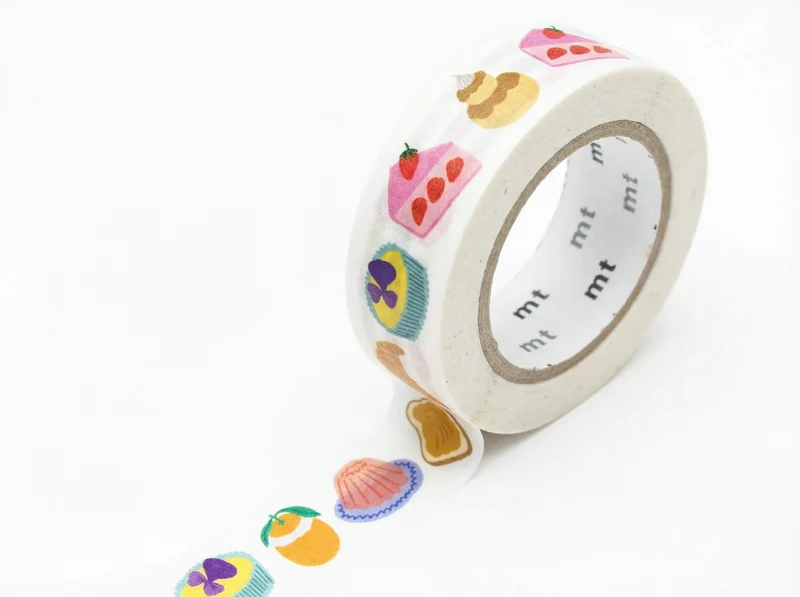 Masking Tape MT x Lea Maupetit desserts Scrapbooking - 1,5 cm x 5 m