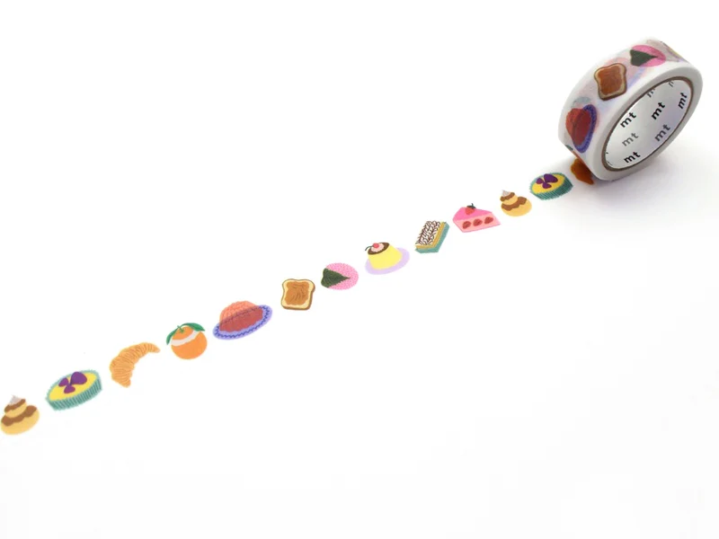 Masking Tape MT x Lea Maupetit desserts Scrapbooking - 1,5 cm x 5 m