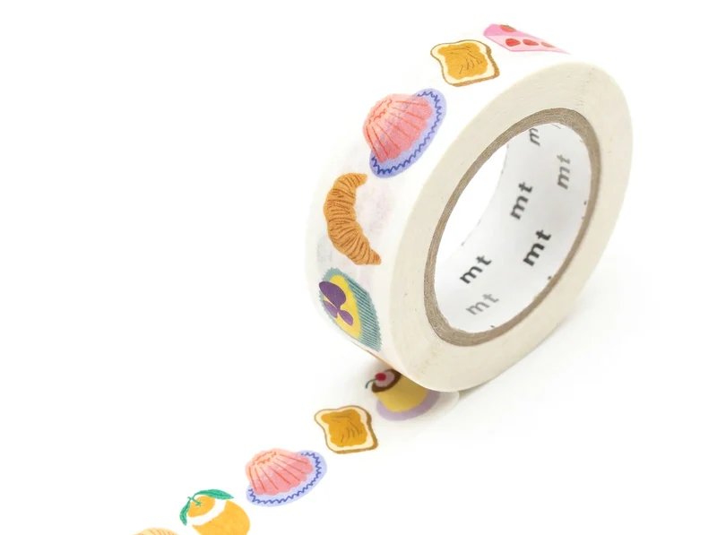 Masking Tape MT x Lea Maupetit desserts Scrapbooking - 1,5 cm x 5 m