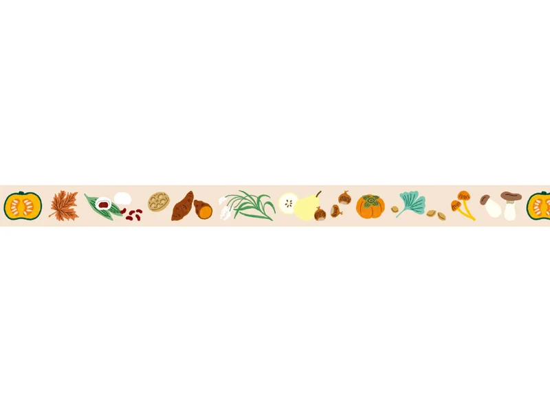 Masking Tape MT x Lea Maupetit couleurs d'automne - Scrapbooking - 1,5 cm x 5 m