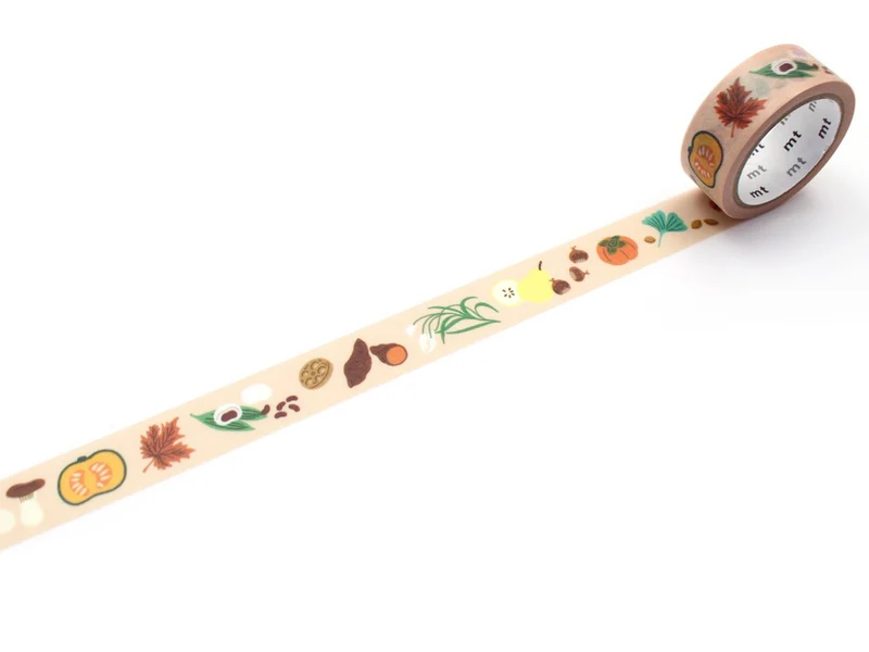 Masking Tape MT x Lea Maupetit couleurs d'automne - Scrapbooking - 1,5 cm x 5 m