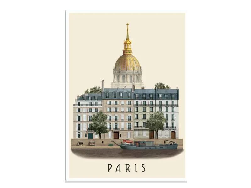 Carte postale A6 Paris V - Martin Schwartz